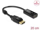 Описание и цена на DeLock DisplayPort 1.2 Male to HDMI Female 4K Passive Adapter - Black