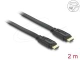 Описание и цена на DeLock Flat High Speed HDMI Cable with Ethernet 2m - Black