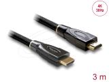 Описание и цена на DeLock High Speed HDMI Cable with Ethernet 3m - Anthracite