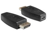 Описание и цена на DeLock DisplayPort 1.2 Male to Mini DisplayPort Female Adapter - Black