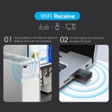 Vention Vention безжичен адаптер WiFi USB adapter Dual Band, 650Mbps, Black - KDSB0 KDSB0 NEW снимка №3 Vention Vention безжичен адаптер WiFi USB adapter Dual Band, 650Mbps, Black - KDSB0 KDSB0 NEW снимка №3