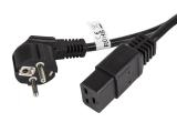 Описание и цена на Lanberg Cable Power cord Schuko / IEC 320 C19 16A 1.8m - CA-C19C-10CC-0018-BK