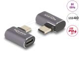 Описание и цена на DeLock USB Type-C PD 3.0 100 W Male to Female Angled Left / Right Adapter