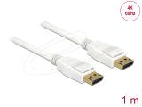 Описание и цена на DeLock DisplayPort 1.2 Cable 4K 60 Hz 1m - White
