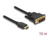 Описание и цена на DeLock HDMI to DVI-D 18+1 Cable Bidirectional 10 m - Black