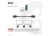 Club3D DisplayPort 2.1 VESA DP 80 Certified Cable 4K240Hz, 8K60Hz or 10K60Hz M/M 1.2m снимка №3 Club3D DisplayPort 2.1 VESA DP 80 Certified Cable 4K240Hz, 8K60Hz or 10K60Hz M/M 1.2m снимка №3