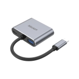 Unitek Unitek докинг станция Docking Station Type-C 4-in-1 - uHUB Q4+ Lite D1049A - USB-C PD100W x 1, HDMI x 1, VGA, USB2.0 x 1 D1049A NEW снимка №2 Unitek Unitek докинг станция Docking Station Type-C 4-in-1 - uHUB Q4+ Lite D1049A - USB-C PD100W x 1, HDMI x 1, VGA, USB2.0 x 1 D1049A NEW снимка №2