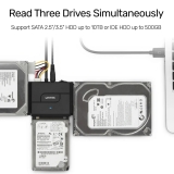 Unitek Unitek Кабел USB to IDE+SATA - SmartLink Trinity - Y-3324 Y-3324-EU NEW снимка №5 Unitek Unitek Кабел USB to IDE+SATA - SmartLink Trinity - Y-3324 Y-3324-EU NEW снимка №5