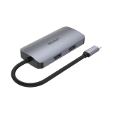 Unitek Unitek докинг станция Docking Station Type-C 5-in-1 - uHUB P5 Trio D1051A - USB-C PD100W x 1, HDMI x 2, VGA, USB3.0 x 1 D1051A NEW снимка №2 Unitek Unitek докинг станция Docking Station Type-C 5-in-1 - uHUB P5 Trio D1051A - USB-C PD100W x 1, HDMI x 2, VGA, USB3.0 x 1 D1051A NEW снимка №2