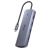  : Unitek Unitek докинг станция Type-C Docking Station PD3.0 100W - HDMI, USB-C x 1, USB3.0 x 3, LAN, SD, VGA - D1113A D1113A NEW