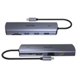 Unitek Unitek докинг станция Type-C Docking Station PD3.0 100W - HDMI, USB-C x 1, USB3.0 x 3, LAN, SD, VGA - D1113A D1113A NEW снимка №4 Unitek Unitek докинг станция Type-C Docking Station PD3.0 100W - HDMI, USB-C x 1, USB3.0 x 3, LAN, SD, VGA - D1113A D1113A NEW снимка №4