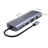 Unitek Unitek докинг станция Type-C Docking Station PD3.0 100W - HDMI, USB-C x 1, USB3.0 x 3, LAN, SD, VGA - D1113A D1113A NEW снимка №6 Unitek Unitek докинг станция Type-C Docking Station PD3.0 100W - HDMI, USB-C x 1, USB3.0 x 3, LAN, SD, VGA - D1113A D1113A NEW снимка №6