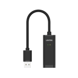 Unitek Unitek адаптер USB to LAN 100Mbps black - Y-1468 Y-1468 NEW снимка №3 Unitek Unitek адаптер USB to LAN 100Mbps black - Y-1468 Y-1468 NEW снимка №3