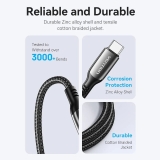 Vention Vention кабел USB2.0 Type-C/Type-C 100W, LED display 2m - CTKBH CTKBH NEW снимка №5 Vention Vention кабел USB2.0 Type-C/Type-C 100W, LED display 2m - CTKBH CTKBH NEW снимка №5