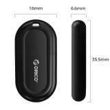Orico Orico блутут адаптер Bluetooth 5.3 USB adapter, black - BTA-53-BK BTA-53-BK NEW снимка №2 Orico Orico блутут адаптер Bluetooth 5.3 USB adapter, black - BTA-53-BK BTA-53-BK NEW снимка №2