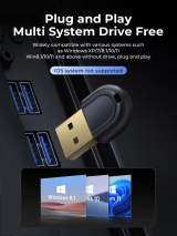 Orico Orico блутут адаптер Bluetooth 5.3 USB adapter, black - BTA-53-BK BTA-53-BK NEW снимка №6 Orico Orico блутут адаптер Bluetooth 5.3 USB adapter, black - BTA-53-BK BTA-53-BK NEW снимка №6