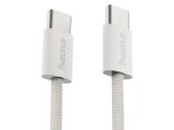 Нови модели и предложения за  кабели: HAMA USB-C Fabric Nylon Charging Cable 1m - Grey