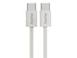 HAMA USB-C Fabric Nylon Charging Cable 1m - Grey снимка №2 HAMA USB-C Fabric Nylon Charging Cable 1m - Grey снимка №2