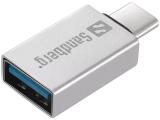 Нови модели и предложения за  адаптери: Sandberg USB-C to USB 3.0 Dongle 136-24