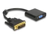 Описание и цена на DeLock DVI-D 24+1 Male to VGA Female Adapter - Black