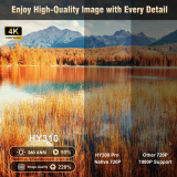 MagCubic MagCubic преносим мултимедиен проектор Portable LED Projector HY310 - 4K, Android 11, Wi-Fi, Bluetooth 5.4 MAGCUBIC-HY310 NEW снимка №4