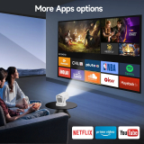 MagCubic MagCubic преносим мултимедиен проектор Portable LED Projector HY310 - 4K, Android 11, Wi-Fi, Bluetooth 5.4 MAGCUBIC-HY310 NEW снимка №5