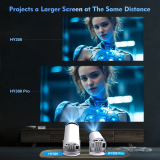 MagCubic MagCubic преносим мултимедиен проектор Portable LED Projector HY300 Pro - 4K, Android 11, Wi-Fi, Bluetooth 5.0 MAGCUBIC-HY300-PRO NEW снимка №3