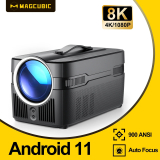 MagCubic MagCubic преносим мултимедиен проектор Portable Multimedia Projector HY450C - 8K, Android 11, Wi-Fi 6, Bluetooth 5.4 MAGCUBIC-HY450C NEW снимка №2