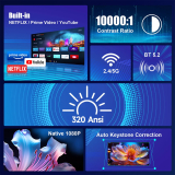 MagCubic MagCubic преносим мултимедиен проектор Portable Multimedia Projector HY320NTV - 4K, Android 13, Wi-Fi, Bluetooth 5.2 MAGCUBIC-HY320NTV NEW снимка №3