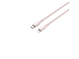 Canyon cable CLNM60 C-L 60W MFI 1m Silicon Pink снимка №3 Canyon cable CLNM60 C-L 60W MFI 1m Silicon Pink снимка №3