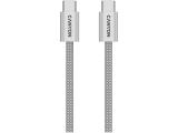Описание и цена на Canyon cable OnWire 60MG C-C 60W Magnet Braided 1m Light Grey USB-C M/M
