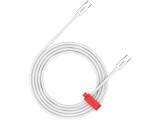Описание и цена на Canyon cable CC100AB C-C 100W Braided 2m White USB-C M/M