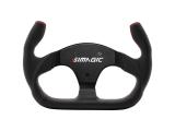 без основа гейминг аксесоари: SIMAGIC C-Shaped Steering wheel without HUB, 325mm, Leather. S405