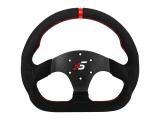 без основа гейминг аксесоари: SIMAGIC D-Shaped Steering wheel without HUB, 325mm, Alcantara