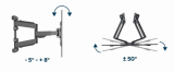 Gembird Gembird стенна стойка за телевизор TV Mount - WM-75ST-02 - 32"-75", 45.5 kg WM-75ST-02 NEW снимка №5