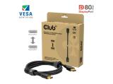 Описание и цена на Club3D DisplayPort 2.1 VESA DP80 Certified Cable 8K240Hz 2m/6.6ft