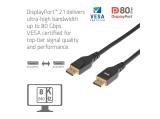 Club3D DisplayPort 2.1 VESA DP80 Certified Cable 8K240Hz 2m/6.6ft снимка №4