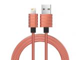  кабели: iWALK Кабел за зареждане METALLIC charge&Sync cabel - розово злато CST016i-P