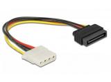  : Delock DELOCK Stromkabel SATA 15pin -> Molex 4pin Bu/Bu 0.20m NEW