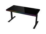 гейминг аксесоари: LORGAR Dual-motor sit/stand adjustable-height gaming desk with wireless charger, LRG-DP80G