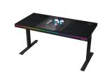 Описание и цена на LORGAR LRG-DE90W Dual-motor sit/stand adjustable-height gaming desk with built-in PC case
