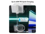 Vention Кабел USB 2.0 Type-C to Type-C - 1m White 3A Fast Charge - TAXWF снимка №2