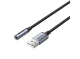 Нови модели и предложения за  кабели: Vention USB Sound card 1-Port 0.25M Gray - CVFHC