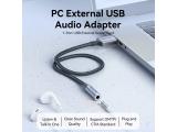 Vention USB Sound card 1-Port 0.25M Gray - CVFHC снимка №2 Vention USB Sound card 1-Port 0.25M Gray - CVFHC снимка №2