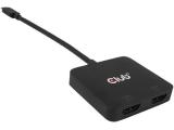 Club 3D MST-Hub USB 3.2 Type C > 2x HDMI 4K60Hz +100W PD St/Bu retail, CSV-1558 снимка №3 Club 3D MST-Hub USB 3.2 Type C > 2x HDMI 4K60Hz +100W PD St/Bu retail, CSV-1558 снимка №3