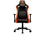  гейминг аксесоари: Cougar DEFENSOR F Gaming chair, Black Orange, CGR-DFF