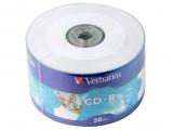 Verbatim CD-R Wrap Protection InkJet 700MB 50pcs CD-R Цена и описание.