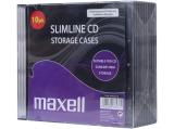 MAXELL Кутийки за CD/DVD Slim Black 10pk снимка №3