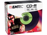 Emtec CD-R Vinyl Look 700MB 10pcs 52x Slim Classic снимка №3