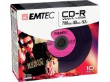 Emtec CD-R Vinyl Look 700MB 10pcs 52x Slim Classic снимка №4